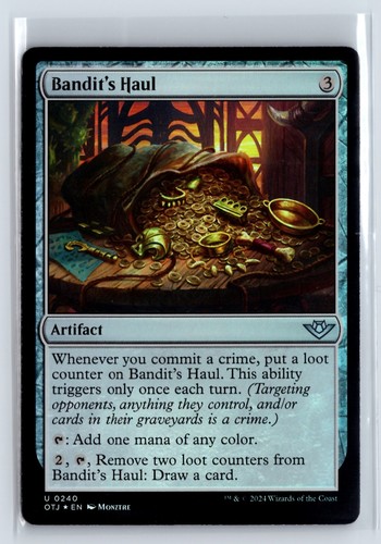 (2x) FOIL Bandit's Haul Outlaws of Thunder Junction MTG Magic the Gathering Card - Picture 1 of 2