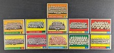 1961 Topps Baseball Team Card Lot 11 Cards New York Yankees