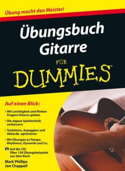 Thumbnail - Übungsbuch Gitarre Für Dummies | Mark Phillips (u. A.) | Deutsch |