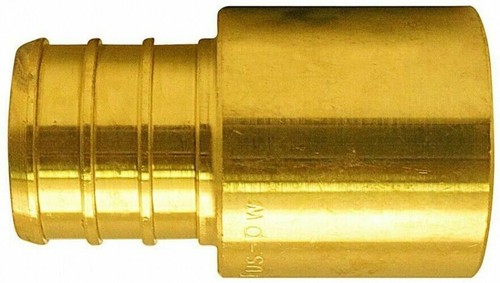 PEX 3/4 x 3/4 Brass PEX Barb x Male Copper Sweat Adapter Water Supply Strength