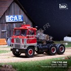 IXO 1/43 TR170.22 WHITE 7400 Red/Silver 1960 TRUCK TRACTOR CAB USA in Hardbox!