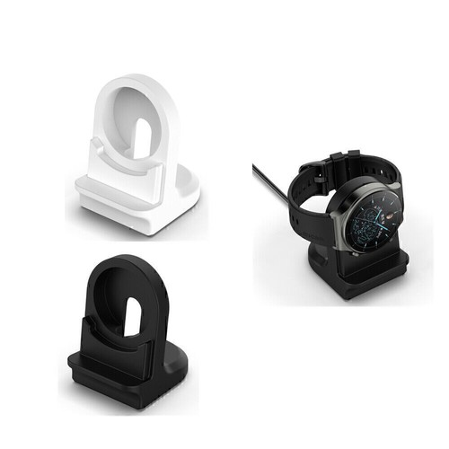 Watch Charger Charging Dock Holder Bracelet Silicone For Huawei Watch GT2 Pro - Photo 5 sur 14