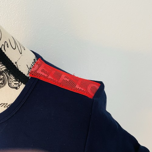 ELA "Self Love My Kind of Love" Blue & Red Dress Celebrate Women - SIZE 6 (B9) - Picture 6 of 10
