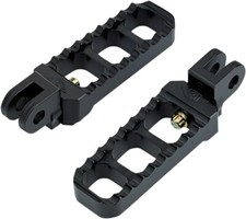 Joker Machine Heavy Duty Serrated Narrow Footpegs - Black for Triumph 08-61-4B