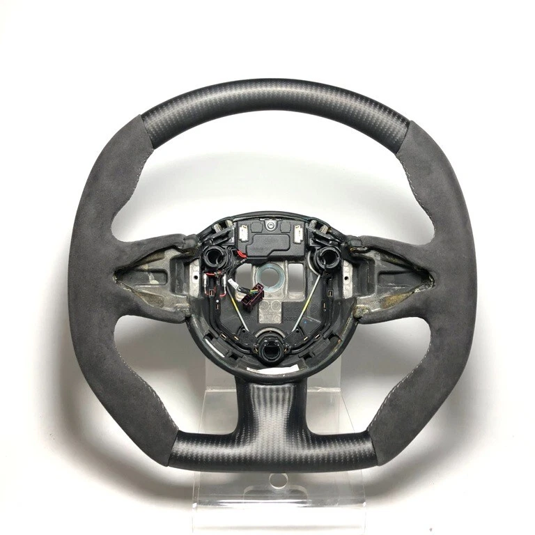 Matte carbon alcantara steering wheel Aston Martin 18 Vantage DB11 Core exchange - Image 3 of 4