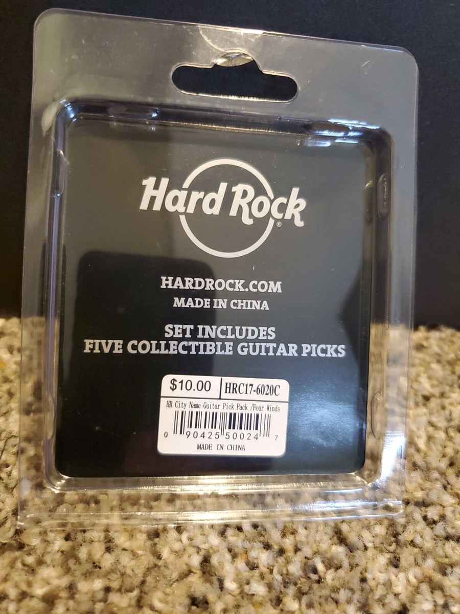 NEW HARD ROCK CAFE FOUR WINDS CASINO GUITAR PICKS SET 5 PACK