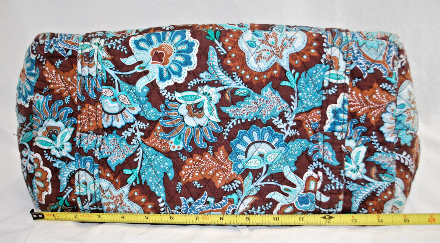 Vera Bradley 3-Piece Set Java Blue Overnight, Tot… - image 10