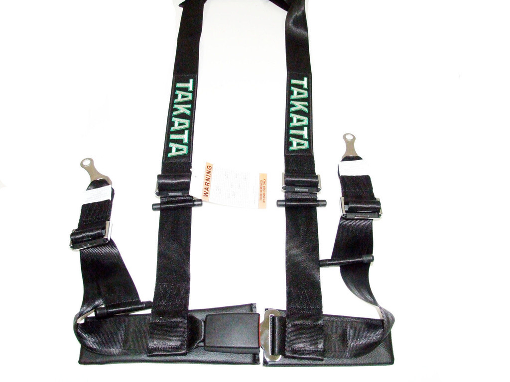 Takata Racing 74001us-0 Drift II Series Bolt-on Harness Black for sale ...