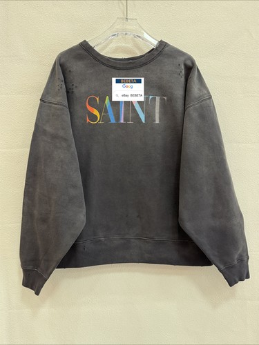 BEBETA COTTON COLORFUL LETTER SWEATSHIRT HOODIE BLACK PULLOVER JUMPER TOP COAT