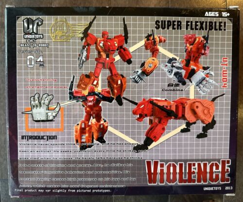 Unique Toys Combiner VIOLENCE Beast To Robot UT-W 04 Rampage Predaking Combiner - Picture 2 of 3