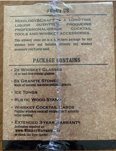 Mixology & Craft Whiskey Set ~ 13 pcs. Kit ~ w/ 2 Old Fashion Glasses ~ New - Picture 11 of 12