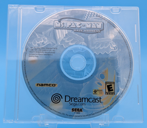 Ms. Pac-Man: Maze Madness (Sega Dreamcast, 2000) Disc Only - Authentic & Tested - Picture 5 of 6