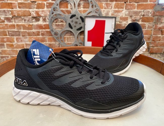 Scarpa Tennis Fila Donna Nera Memory Countdown 9 Running Sneaker Nuova 10 41 5