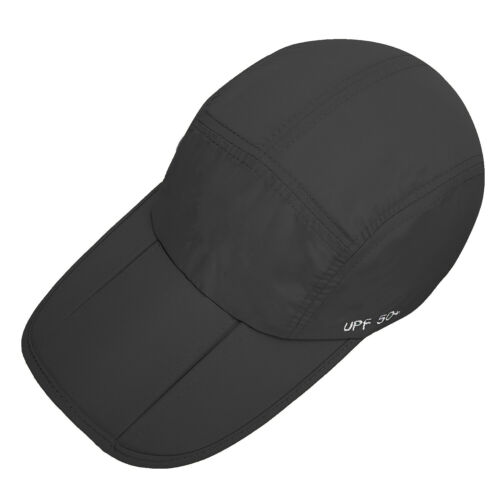 UPF 50+ Foldable Baseball Cap Sun Protection Quick Dry Portable Folding Hats - Picture 2 of 24