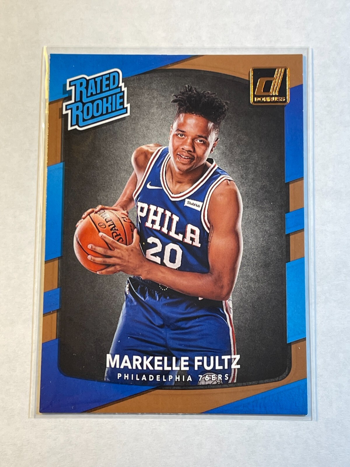 Markelle Fultz 2017-18 Panini Donruss Rated Rookie Card RC #200 76ers
