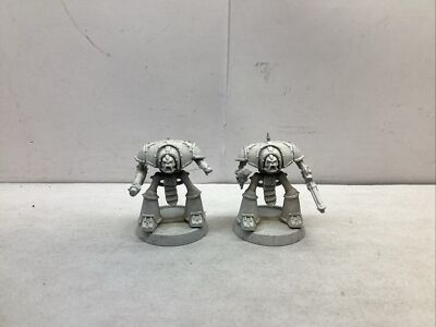 Warhammer Epic IMPERIAL KNIGHT PALADINS X2 built & PRIMED PLASTIC OOP CM103
