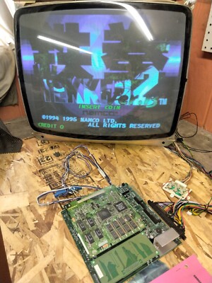 Namco Tekken 2 arcade pcb Tested, working colors off