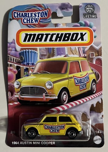 A Pair Of Matchbox Volkswagen Fluffy Stuff VW BUS & Charleston Chew Cooper - Picture 2 of 2