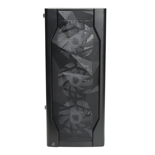 Inland X1 ATX Mid-Tower Computer Case Tempered Glass Side Panel - Black - Afbeelding 4 van 5