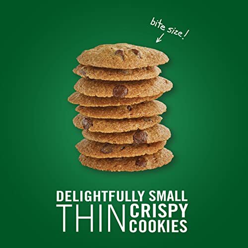 Tate's Bake Shop Tiny Chocolate Chip Cookies 24 Pack 1 Ounce Bags Crispy Treats - Picture 3 of 17