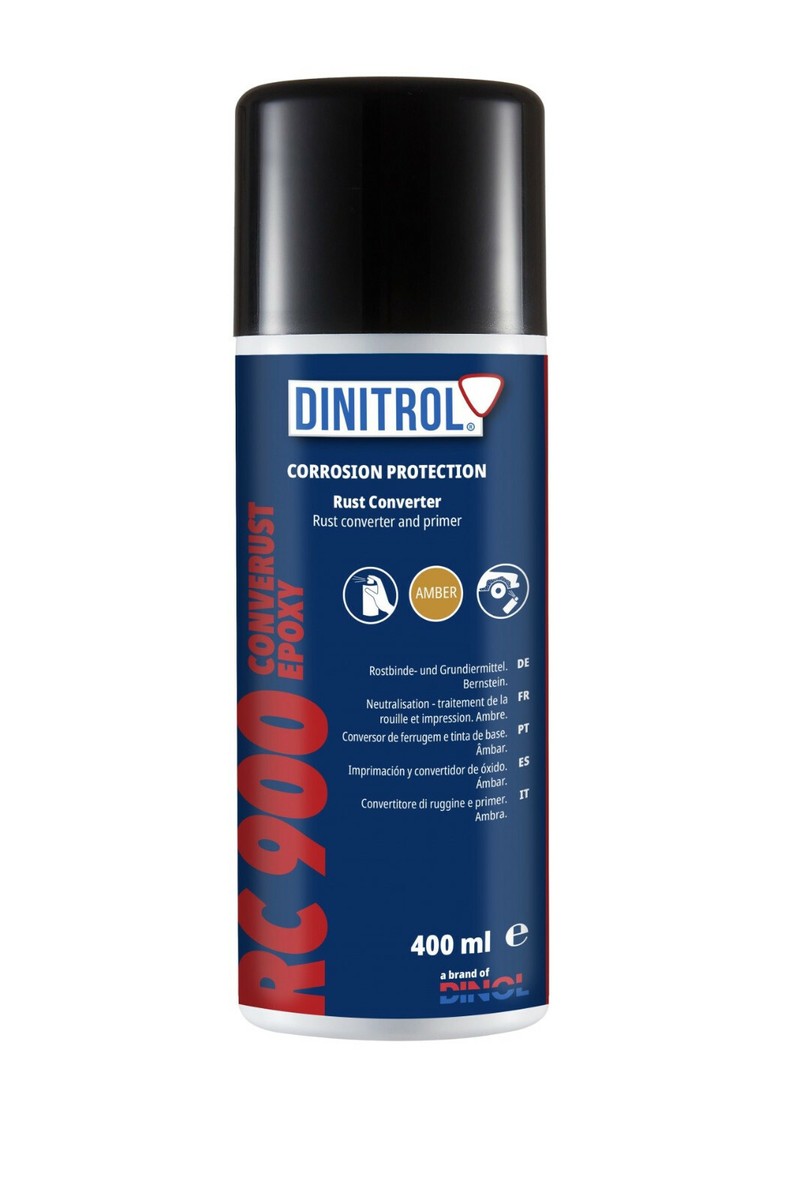 DINITROL RC900 RUST CONVERTER EPOXY PRIMER ALL-IN-1 400ml AEROSOL UK
