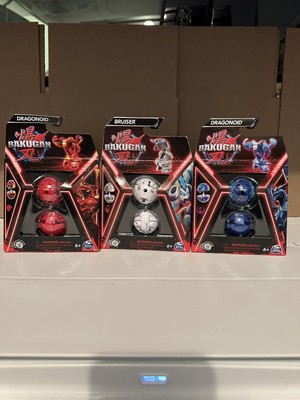 Bakugan New Lot Dragonoid Bruiser Red White Blue