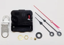 Takane Clock Movement Quartz Battery NEW Short Shaft 1/8" Thick Dial SPADE HANDS