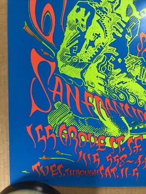 Jimi Hendrix Retrospectacle Vintage Poster Original Rick Griffin