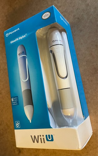 Power A Official Nintendo Wii U GlowFX Stylus PowerA Glow FX Pen DS New SEALED!