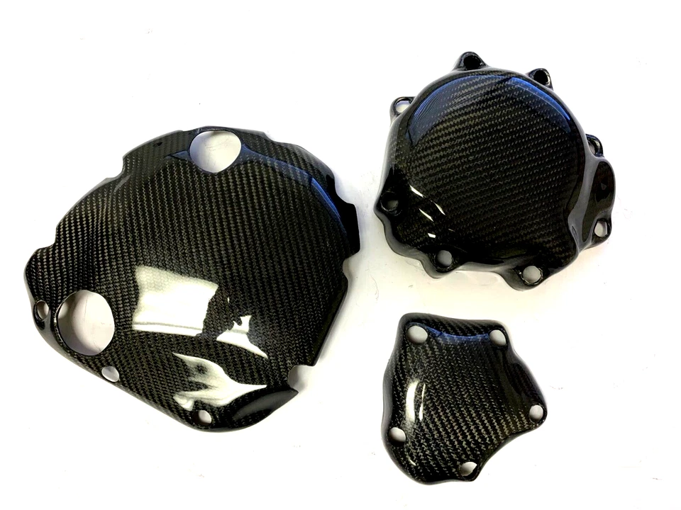 Крышки двигателя и сцепления из углеродного волокна для Suzuki GSXR600 GSXR750 K4 2004-2005 - Изображение 3 из 3