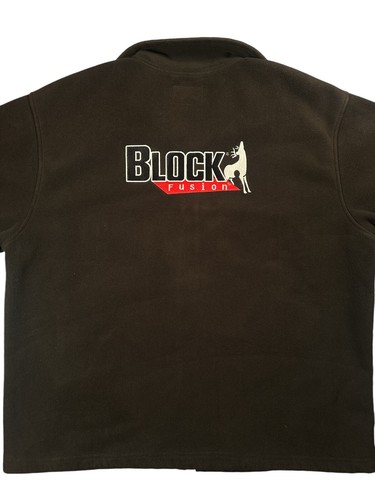 Rage Broadhead Block Fusion Jacket Fleece Hunting Bowhunter Men Sz L Heavy Poly - Picture 5 of 12