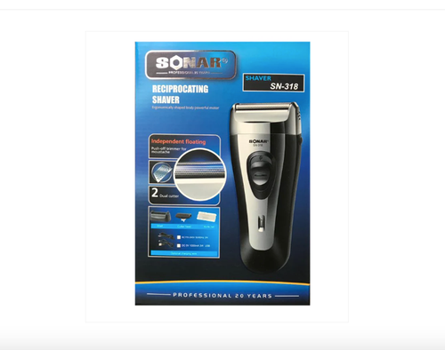 Neu Sonar Elektrischer Doppelschneider Rasierer Haarschneidemaschine Trimmer Micro-USB UK