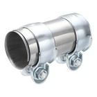 Fit 48-52mm OD Exhaust Pipe Tube Joiner Connector Sleeve Clamp 120mm Length