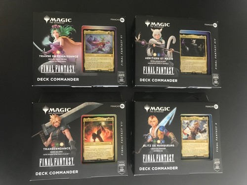Magic the Gathering MTG X Final Fantasy - 4x Deck Commander Display (FRANCAIS) - 第 10/10 張圖片
