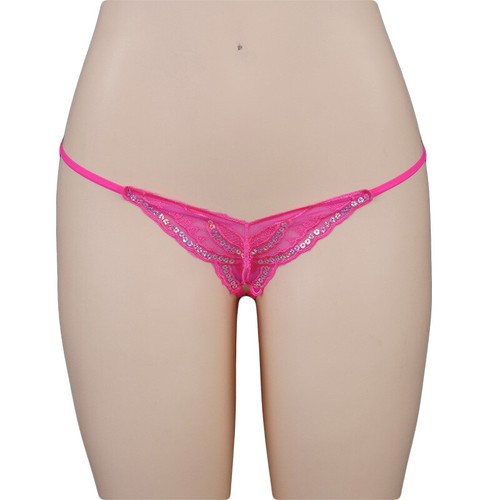 ☆US☆ Sexy Women Lace Thong G-string Panties Lingerie Underwear Crotchles T-back✔ - Picture 20 of 29