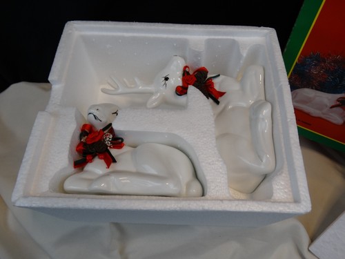 2pcs Dolomite Reindeer in original box - Picture 15 of 15