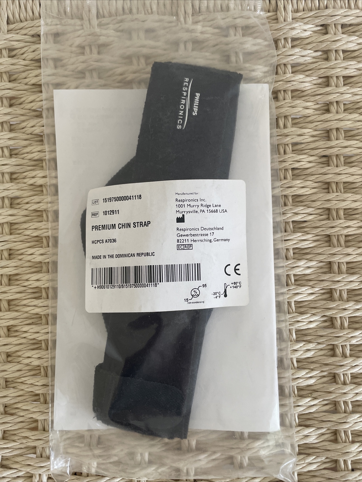 Philips Respironics 1012911 Style Premium CPAP Chin Strap Factory Sealed NEW eBay