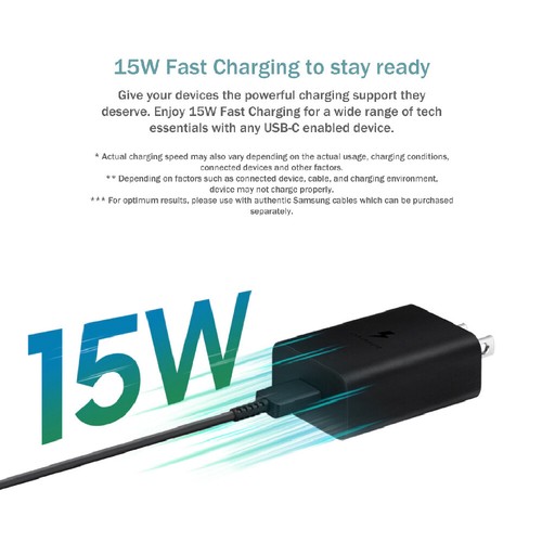 Original Samsung Official 15W PD Power Adapter , Type-C (EP-T1510) - Picture 11 of 16