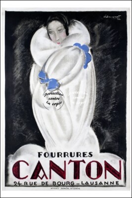FELL F. CANTON Rf222 - POSTER HQ 50x70cm eines VINTAGE POSTERS