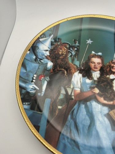 Hamilton Collection Wizard Of Oz Teller "There's No Place Like Home" - 23K Besatz - Bild 4 von 11