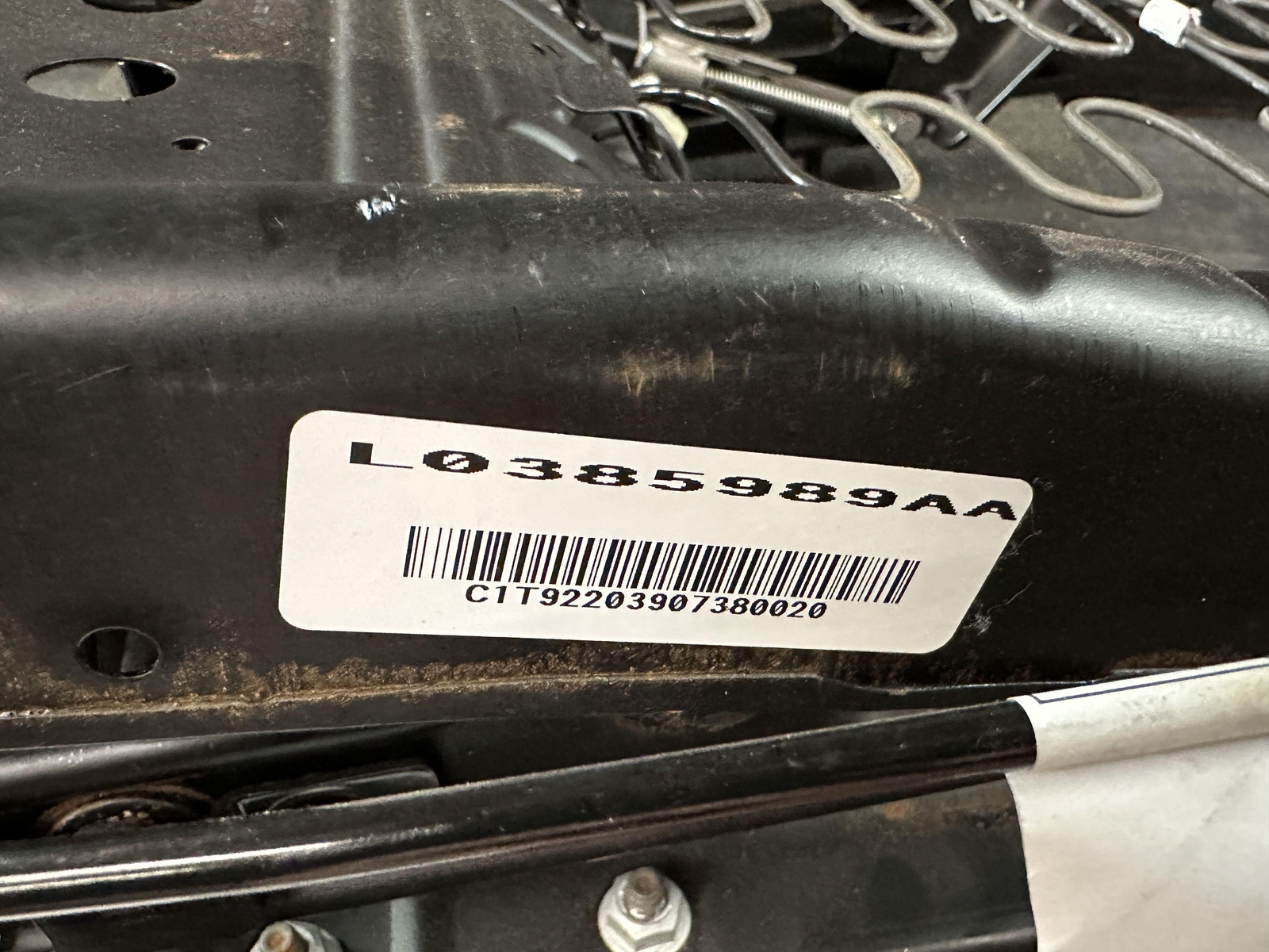 2022 MASERATI QUATTROPORT FRONT DRIVER LEFT POWER SEAT TRACK W/MOTORS L0385989AA
