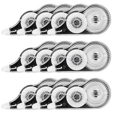 12-pack Compact Correction Tape Office Mini White Out Paper School Kids Students