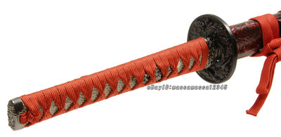 Japanese Replica Katana Sword: Modern Japanese Art 7: Red