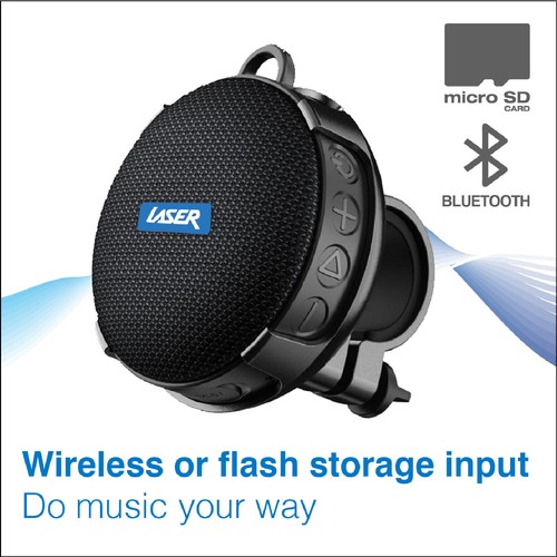 Waterproof Laser Bike Speaker: Portable & Rugged Bluetooth Sound - Picture 5 of 12