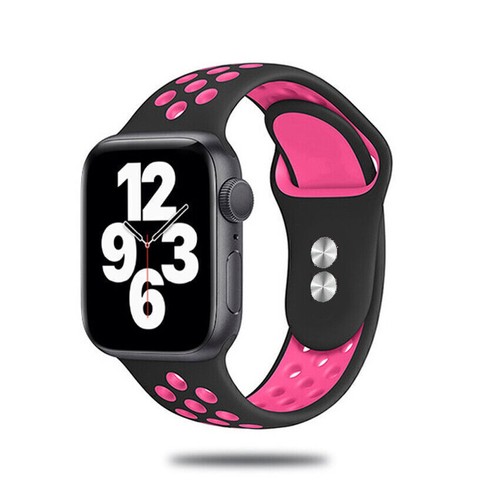 38/41/49mm SILICONE Sport For Apple Watch Strap Band iWatch Ultra2 9 8 7 6 SE 5 - Picture 23 of 45