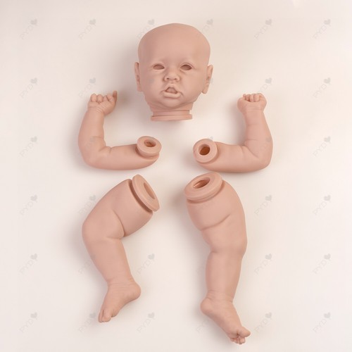 22'' Reborn Doll Kits Unfinished Baby Mold Vinyl Silicone Unpainted Newborn DIY - Picture 6 of 11