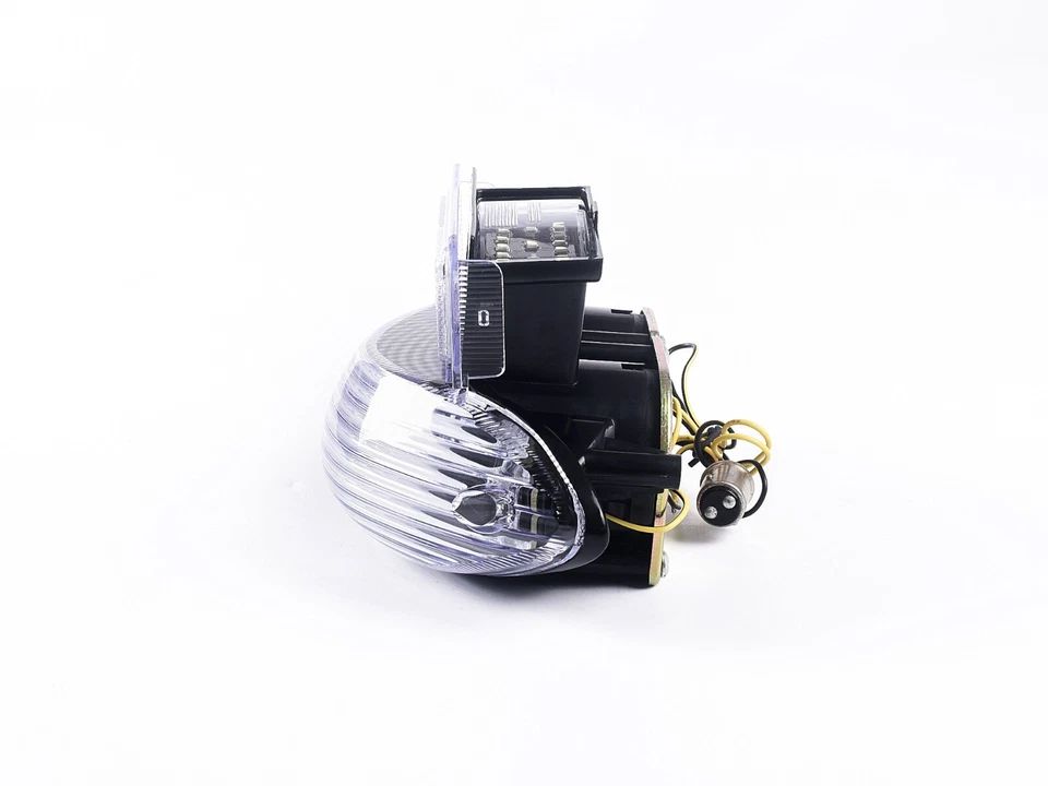 Luz trasera LED secuencial señales de giro claras para Suzuki 1998-2006 Katana 600 Foto 3 de 4