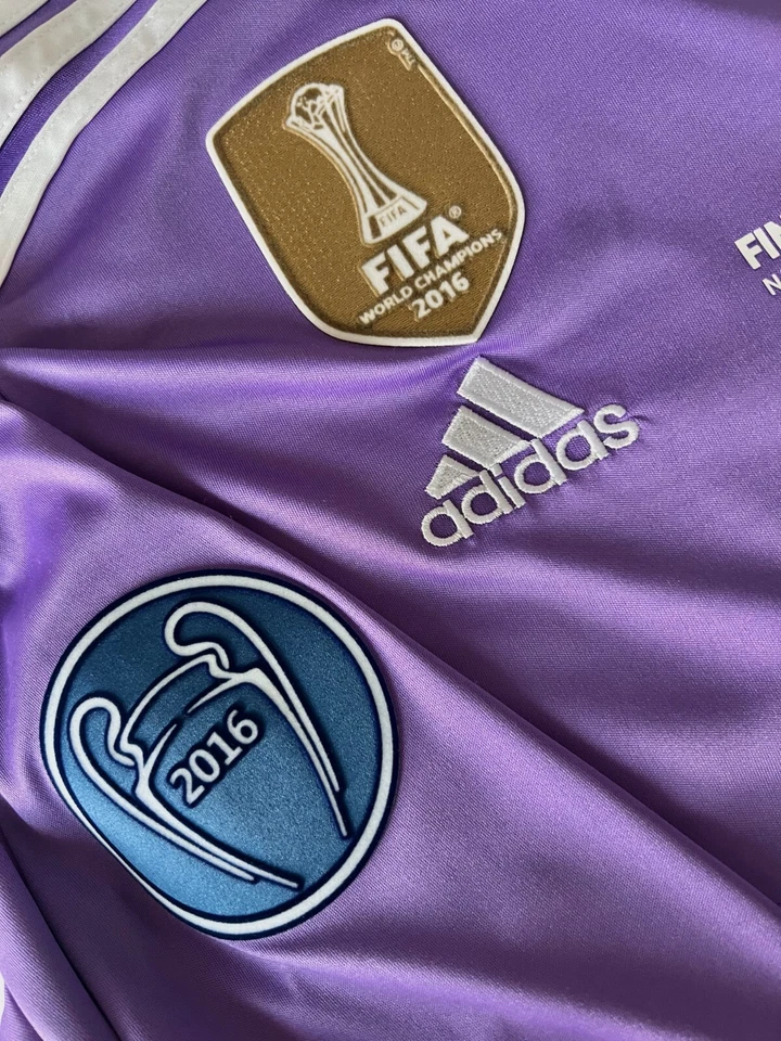 Camiseta Ronaldo #7 Real Madrid 2016-2017 UEFA Ronaldo manga larga Foto 4 de 4