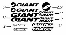 Giant Bike Frame Decals. Road XC DH AM MTB. 33 Custom Colors. USA Seller!