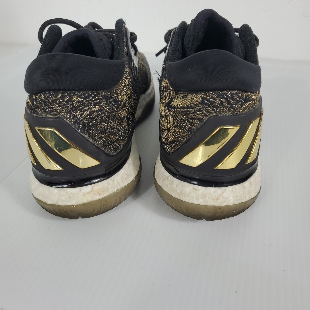 adidas Crazylight Boost Low 2016 黒／金 Size 8 - adidas Crazylight Boost 2016 Low Black Gold for